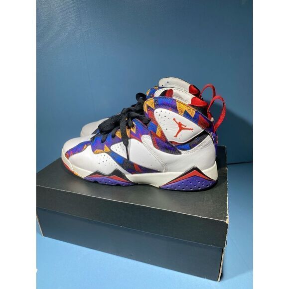 Nike Air Jordan VII 7 Nothing But Net Retro 2015 BG GS 304774-142 sz 7Y - Picture 1 of 7